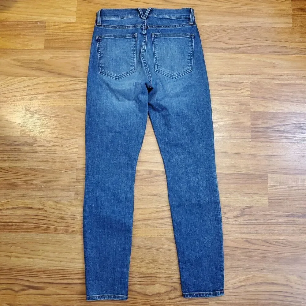 Veronica Beard Size 26 Debbie High Rise Skinny Jeans‎ Button Fly Bright Stone #2